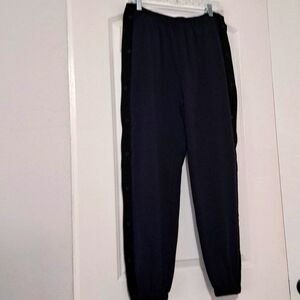 Chrisuno Women's Sweatpants Tear Away Joggers Athletic Workout Pants Sz L NWT